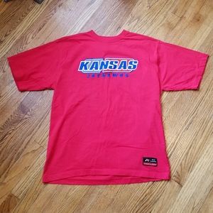 Vintage Kansas Jayhawks Tee Stitched Lettering